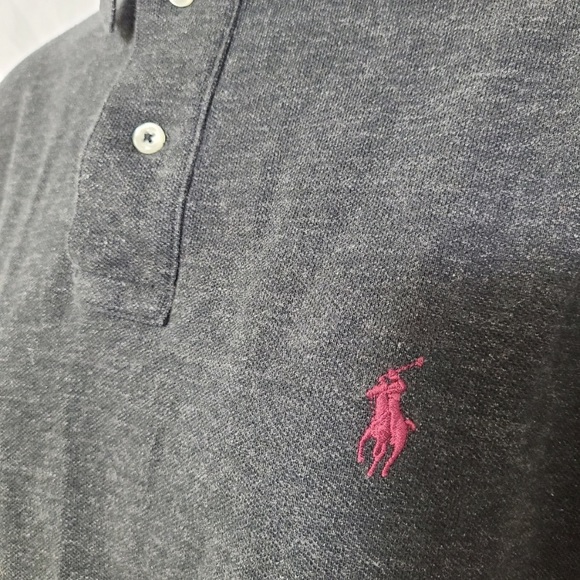 Ralph Lauren Classic Fit Mesh Polo Shirt Size L - Picture 7 of 9